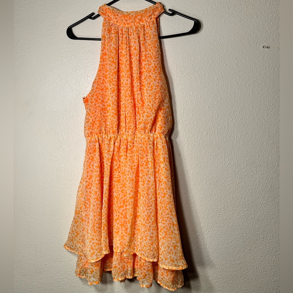 Sienna sky orange floral dress size medium - Picture 1 of 11